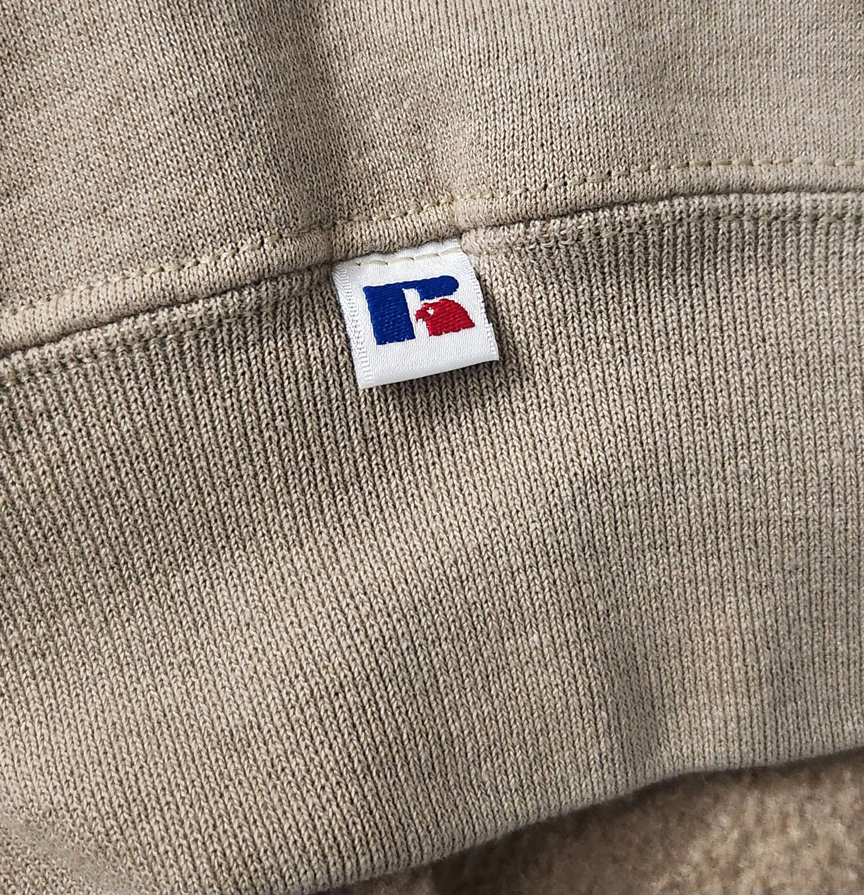 Russell Athletic × Vintage Russell Athletic Vintage Beige Crewneck 80s 90s USA Made Size US XL / EU 56 / 4 - 10 Thumbnail
