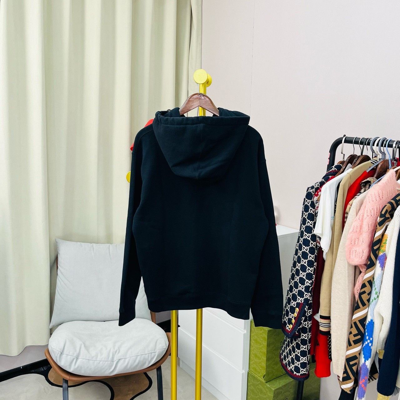 Gucci Gucci Black red cuckold shirt 2501-Nextarrow Size US L / EU 52-54 / 3 - 2 Thumbnail