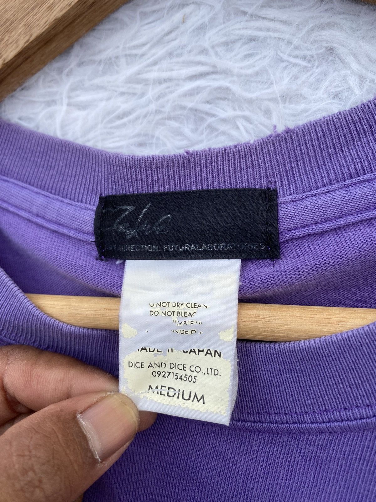 Futura Rare Vintage Futura Laboratories FL Purple Tshirt Size US M / EU 48-50 / 2 - 14 Thumbnail