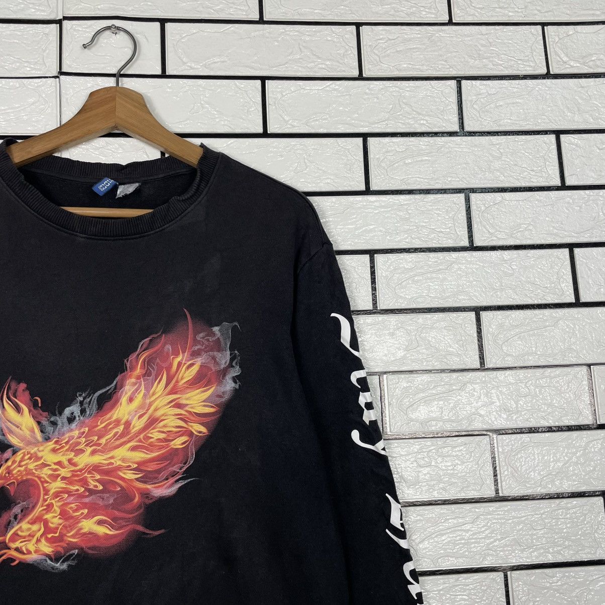 Japanese Brand Corpus Et Mente Fire Eagle Crewneck Sweatshirt Size US S / EU 44-46 / 1 - 5 Thumbnail