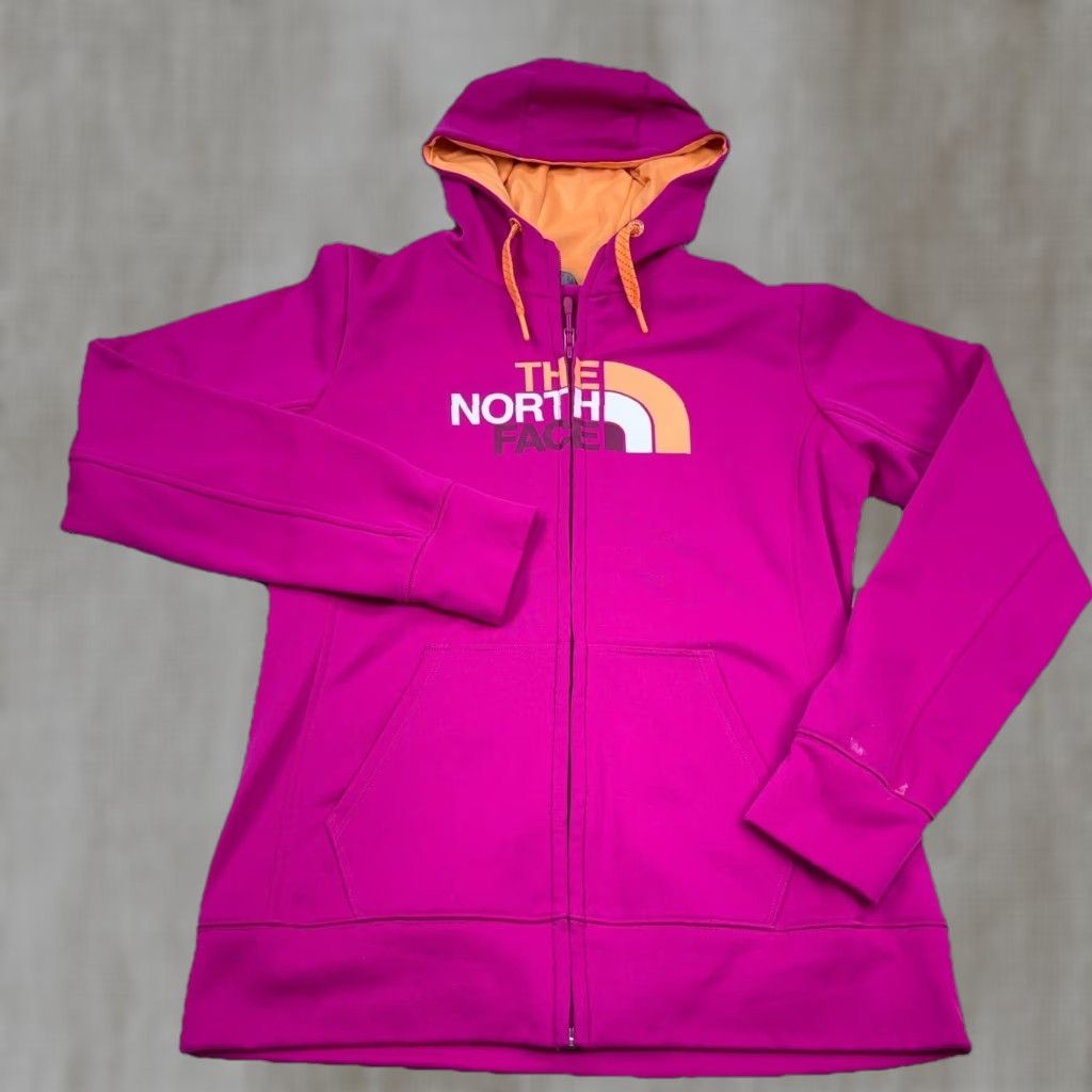 The North Face The North Face Hoodie Women M Pink Sweatshirt Full Zip Logo Graphic Print Hooded All Seasons Performance Casual Activewear Jacket Size M / US 6-8 / IT 42-44 - 1 Thumbnail