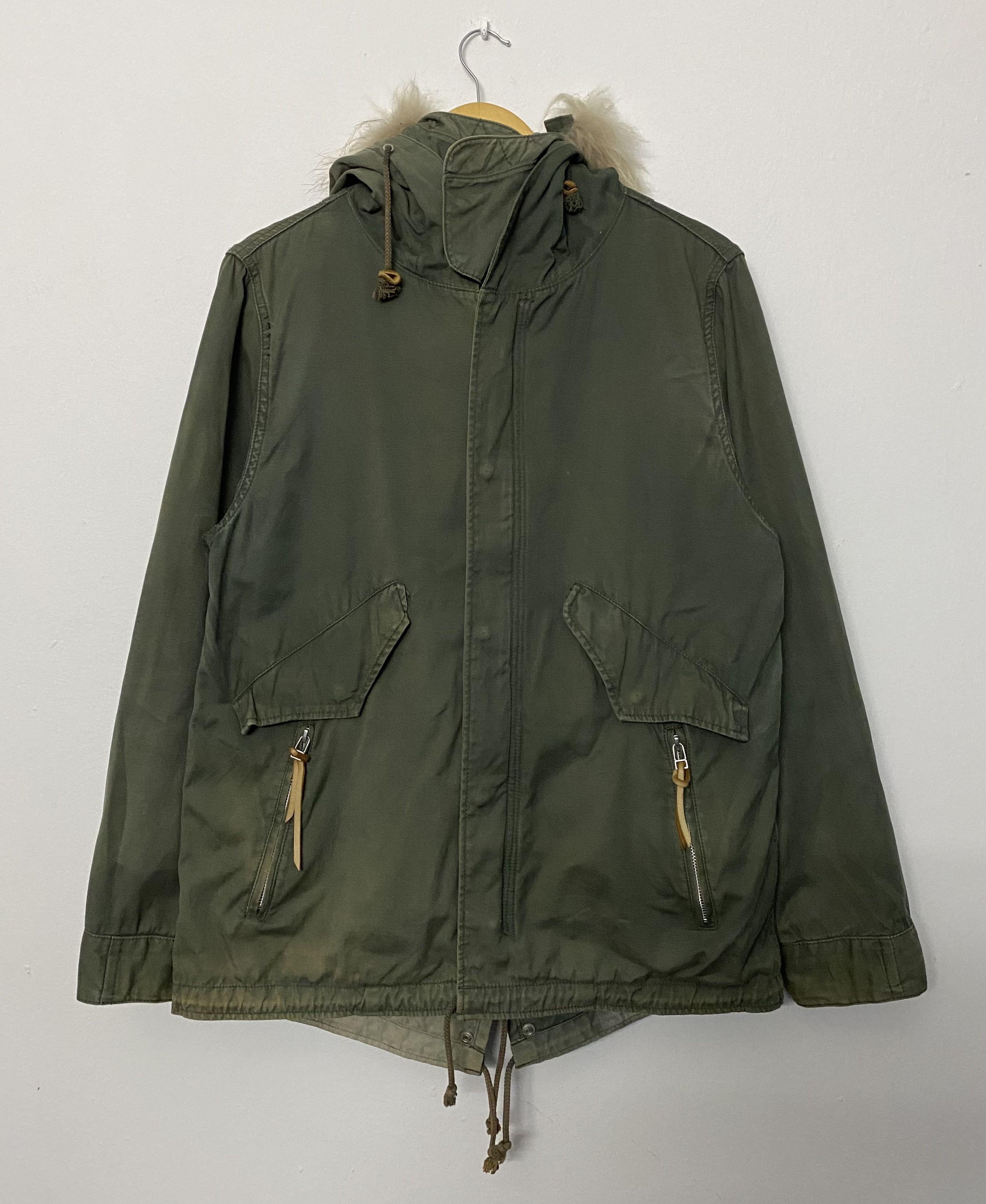 Ciaopanic Ciaopanic Military M-51 Fishtail Parka With Raccoon Fur Hood Size US S / EU 44-46 / 1 - 1 Thumbnail