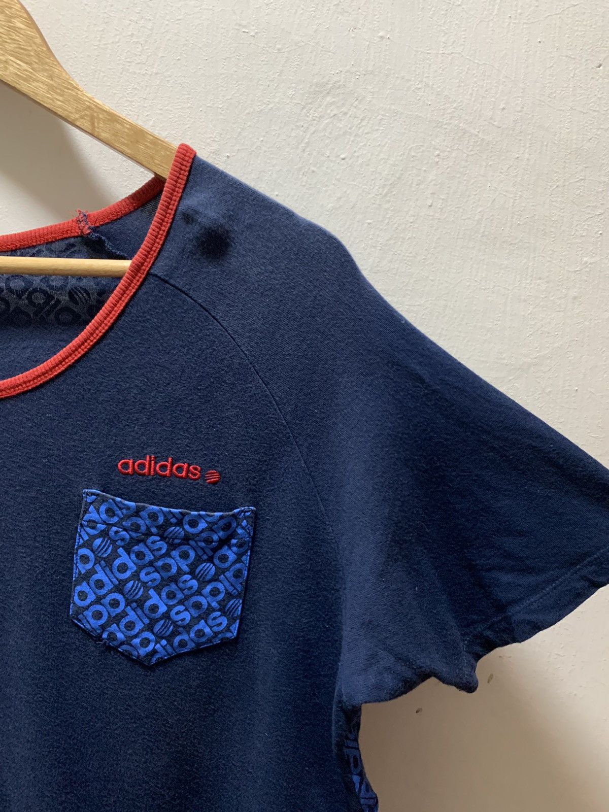 Adidas Adidas Neo Blue Pocket Tee Size US L / EU 52-54 / 3 - 6 Thumbnail