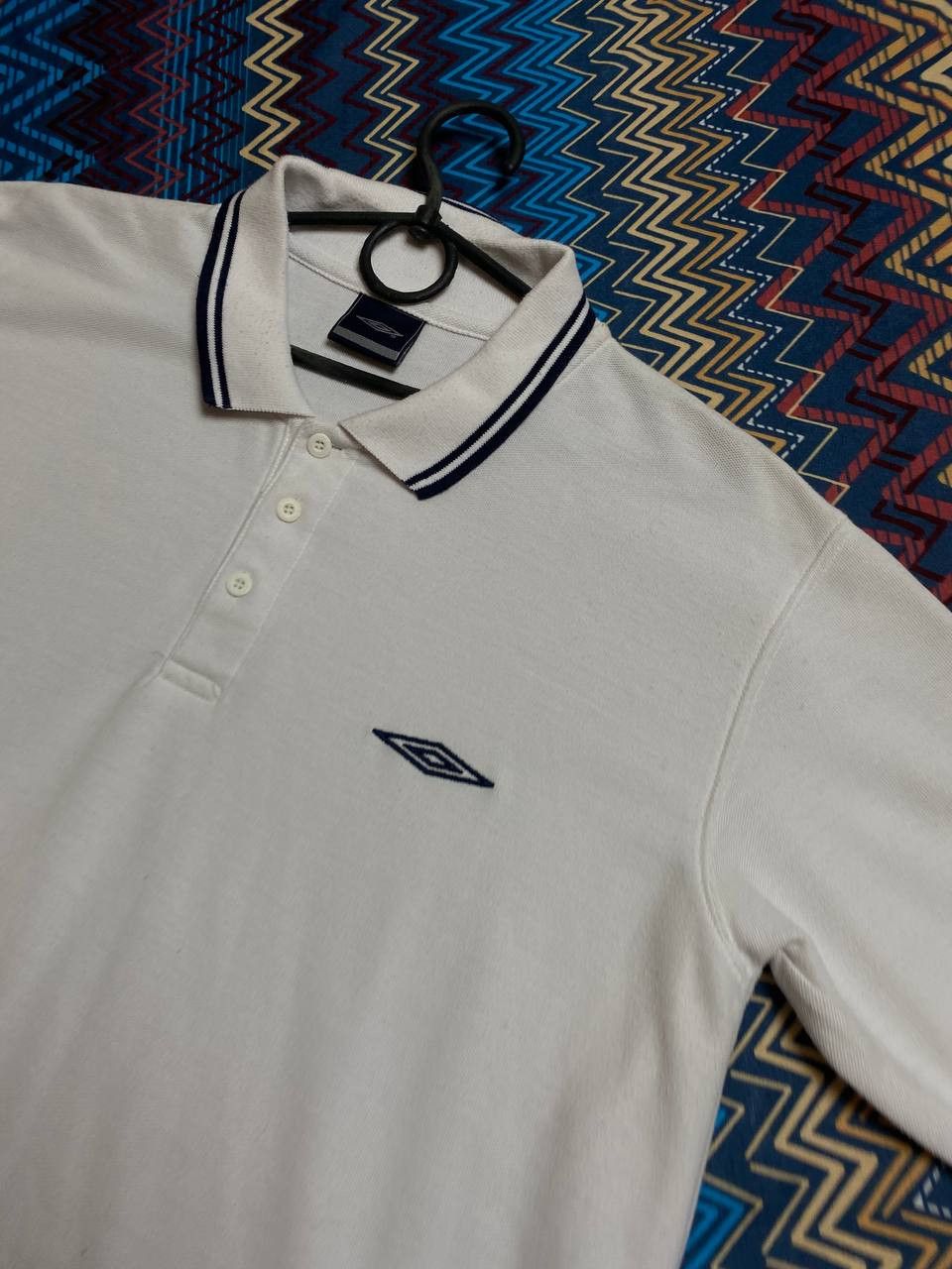 Umbro × Vintage Vintage Y2K Umbro logo polo tee streetwear Size US L / EU 52-54 / 3 - 12 Thumbnail