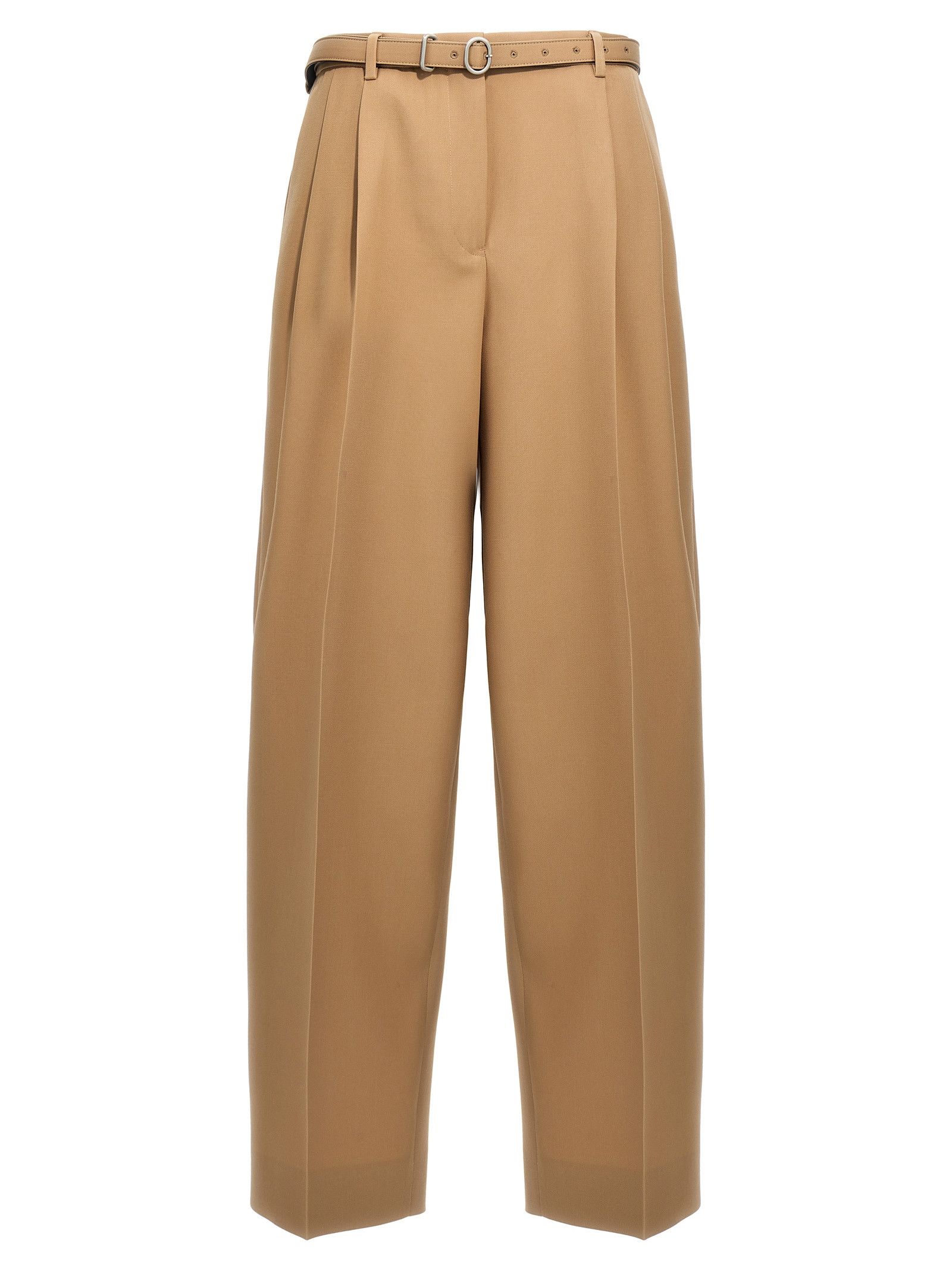Jil Sander Gabardine Belt Pants Size 28" / US 6 / IT 42 - 1 Thumbnail