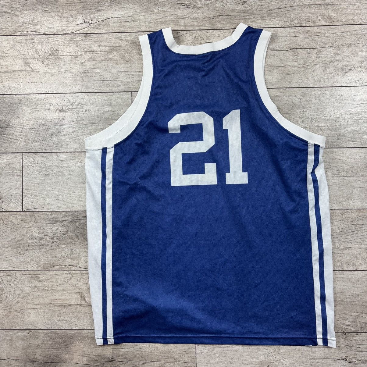 Nike DUKE Blue Devils Vintage 90s Nike Basketball Jersey #21 Size US XL / EU 56 / 4 - 9 Thumbnail