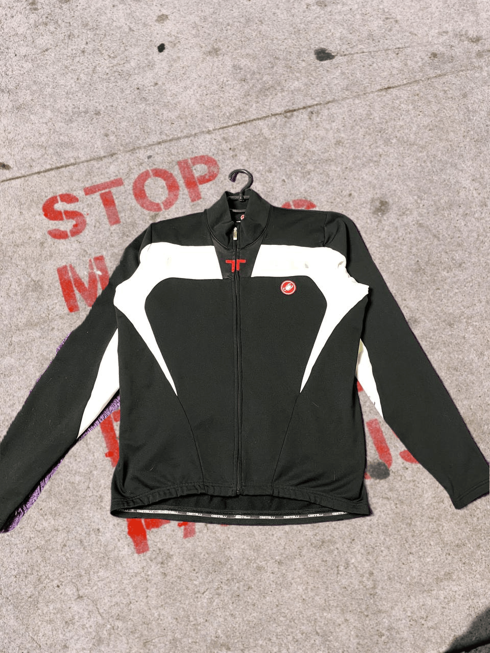 Vintage Castelli Cycling Jacket SPORTWEAR BIG LOGO FULL ZIP UP Size XXL / US 16-18 / IT 52-54 - 1 Thumbnail