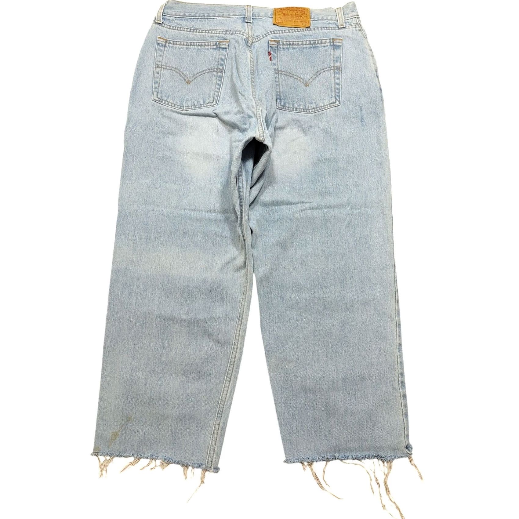 Levi's VINTAGE Levi's 560 Jeans Women 16 25 Cropped High Waist 90s Mom Loose Fit Denim Blue Jeans Womens Size 24" / US 00 / IT 34 - 2 Thumbnail