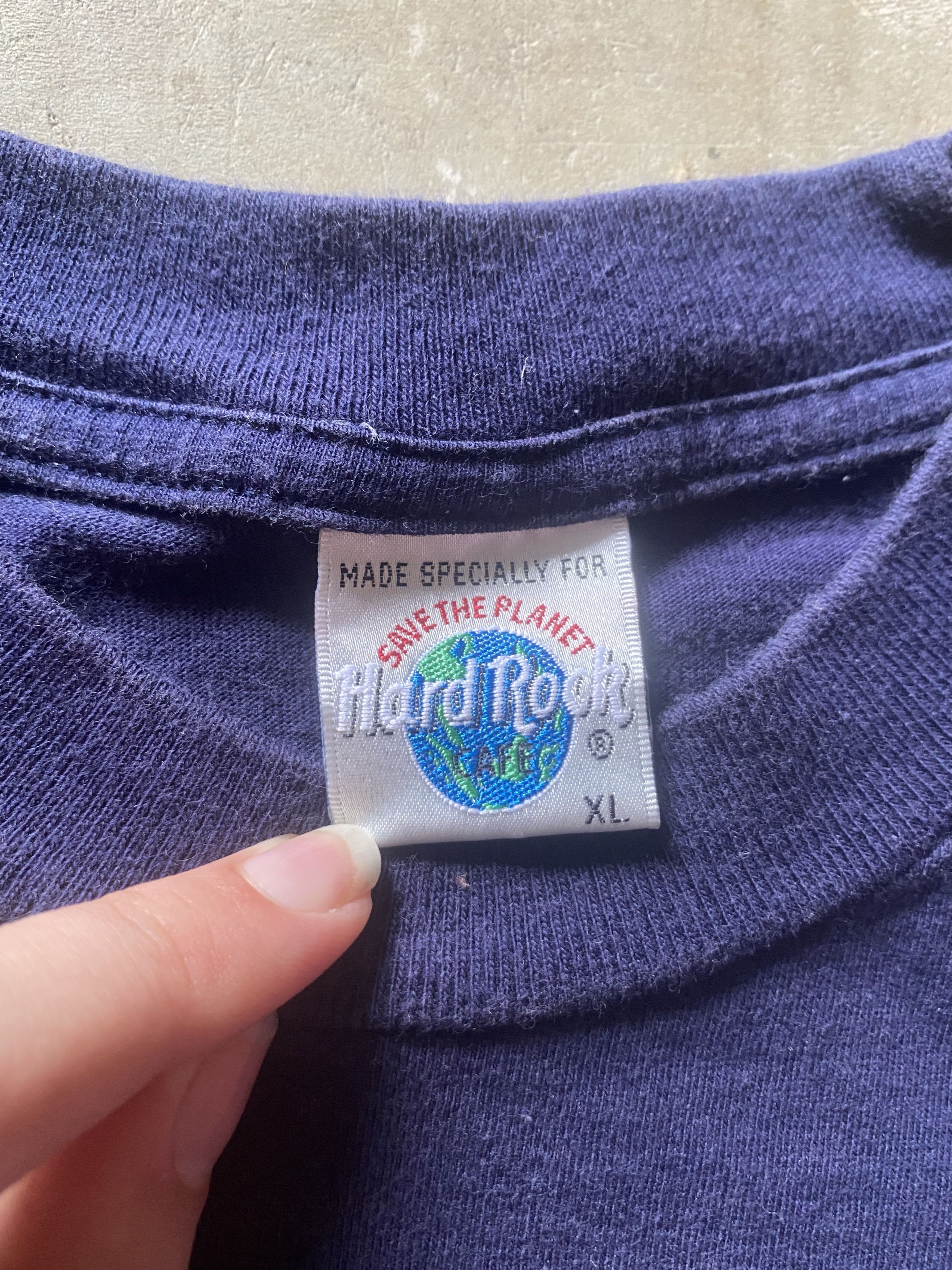 Hard Rock Cafe Vintage Hard Rock Cafe t-shirt Size US XL / EU 56 / 4 - 3 Thumbnail