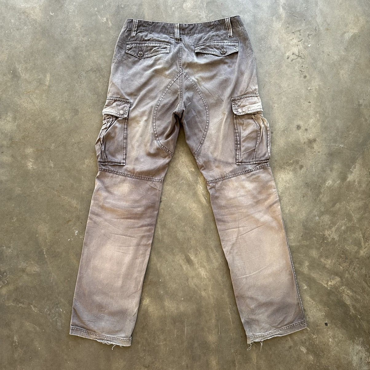 Japanese Brand Vintage Japanese Faded Tactical Distressed Cargo Pants Size US 30 / EU 46 - 9 Thumbnail