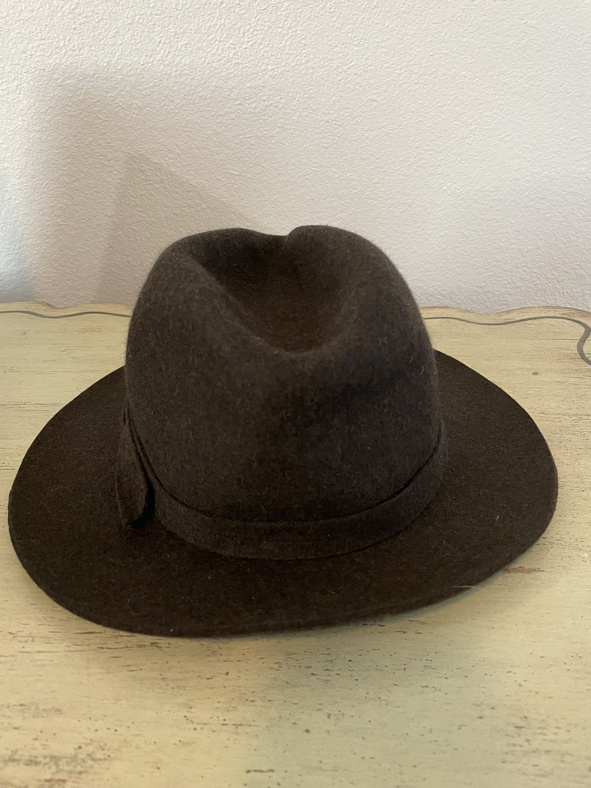 Barneys New York Soft Fur Felt Fedora Size ONE SIZE - 3 Thumbnail