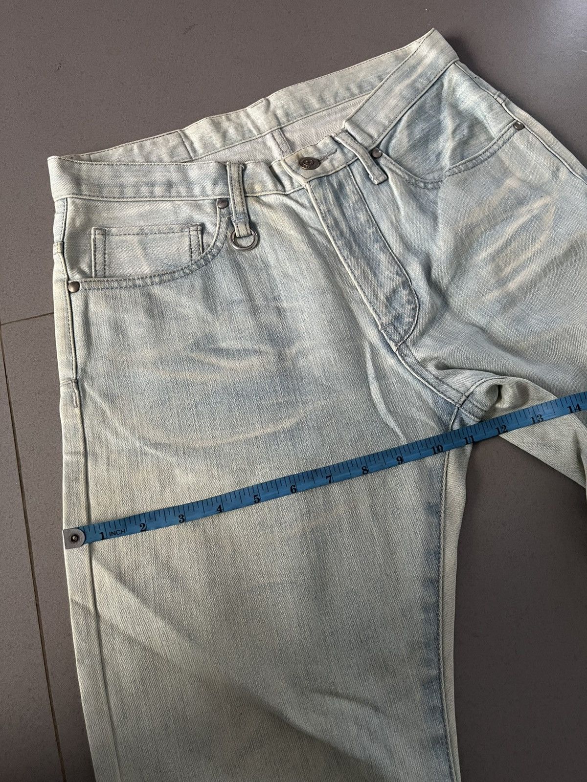 Tornado Mart TORNADO MART JAPANESE DENIM JEANS BASIC BLUE FADE PANTS Size US 30 / EU 46 - 13 Thumbnail