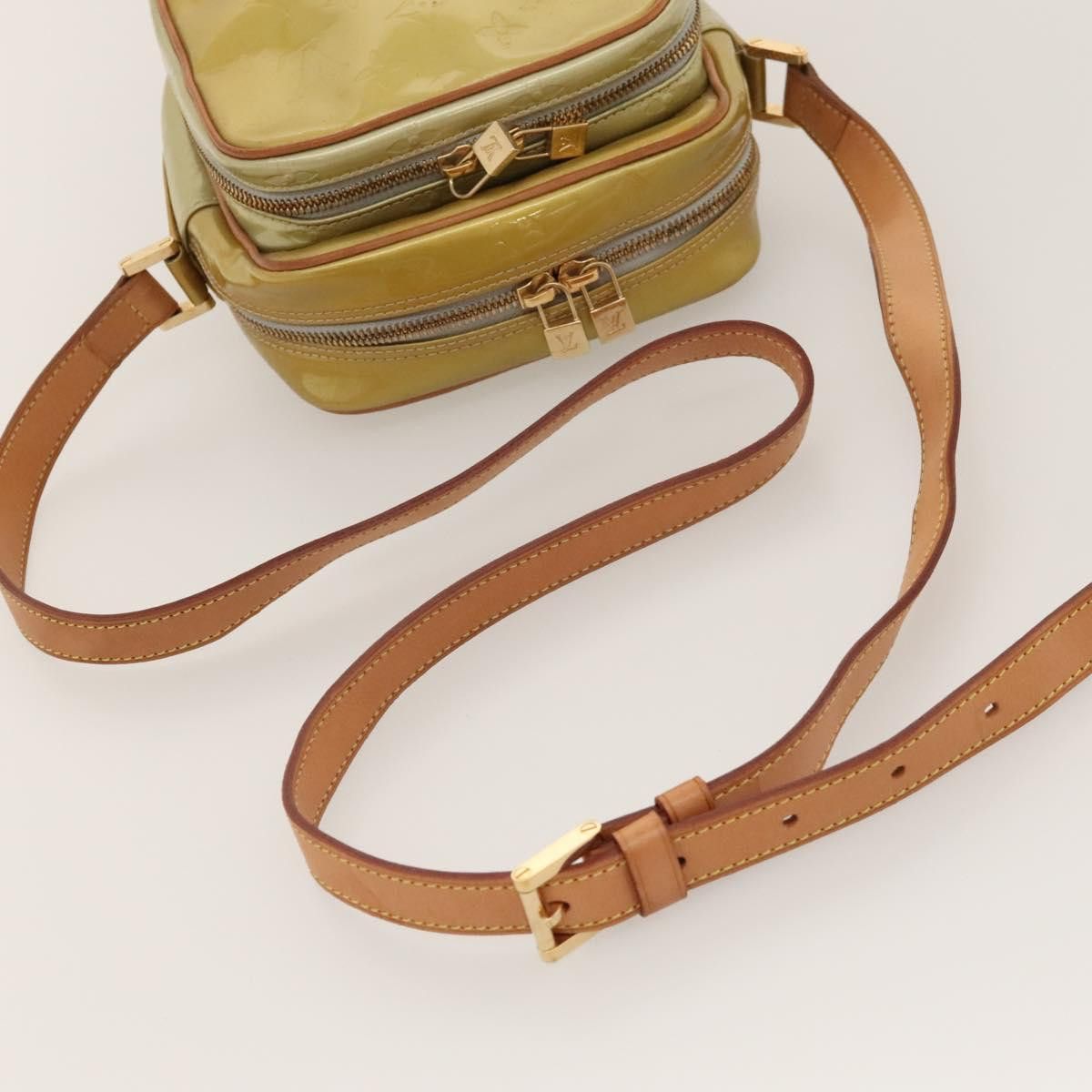 Louis Vuitton LOUIS VUITTON Monogram Vernis Wooster Shoulder Bag Gris Size ONE SIZE - 7 Thumbnail