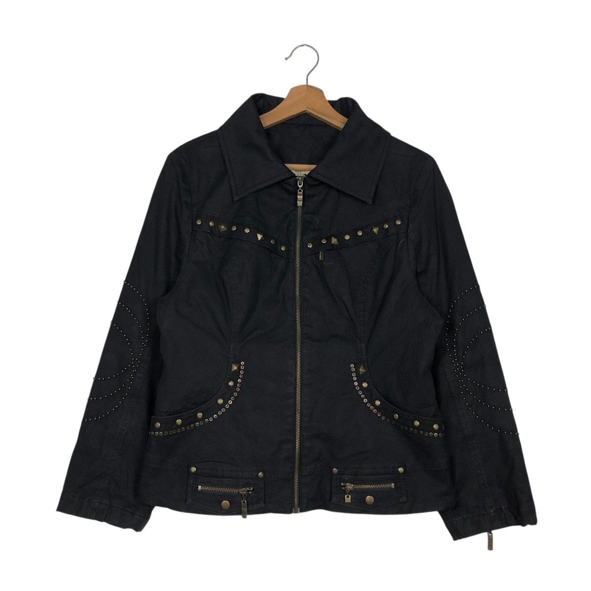 Vintage 🔥BONDAGE BIKER JACKET PUNK STYLE CHEEKY ITALY ISSEY MIYAKE Size US M / EU 48-50 / 2 - 3 Thumbnail