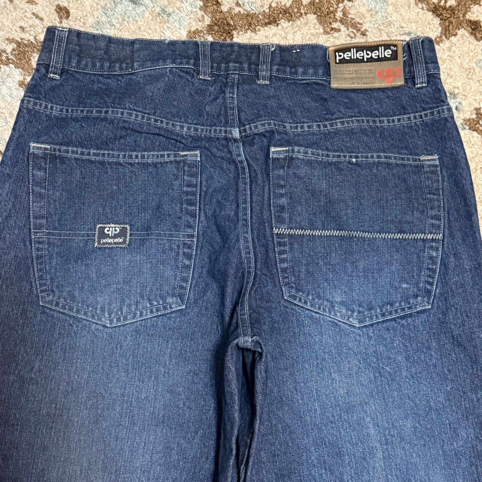 Pelle Pelle Vintage Pelle Pelle Baggy Jeans Size 36x33 90s Y2K Size US 36 / EU 52 - 3 Thumbnail