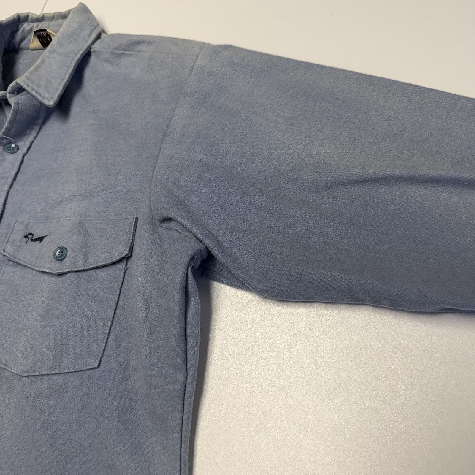 Vintage Vintage Duxbak Shirt Mens Large 22.5x31 Blue Flannel Size US L / EU 52-54 / 3 - 3 Thumbnail