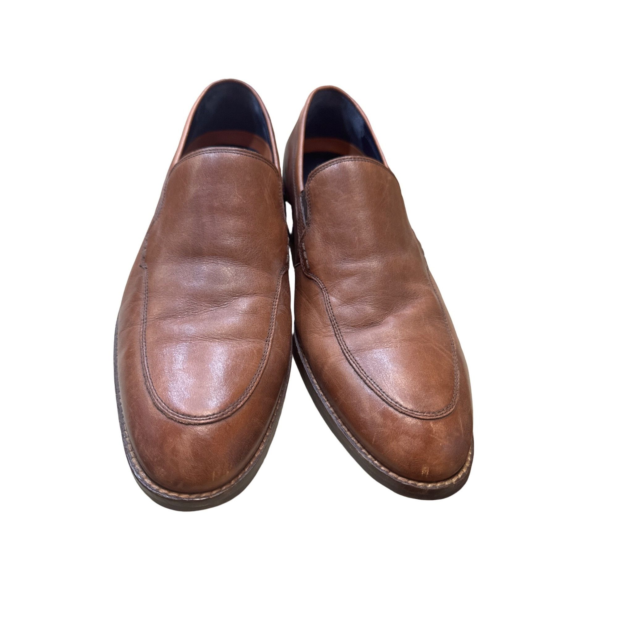 Cole Haan Horsebit Loafers Mens 9M Brown Leather Made in Italy Slip On Cole Haan Cole Haan Men Brown Leather Horsebit Loafers Made  main image 3