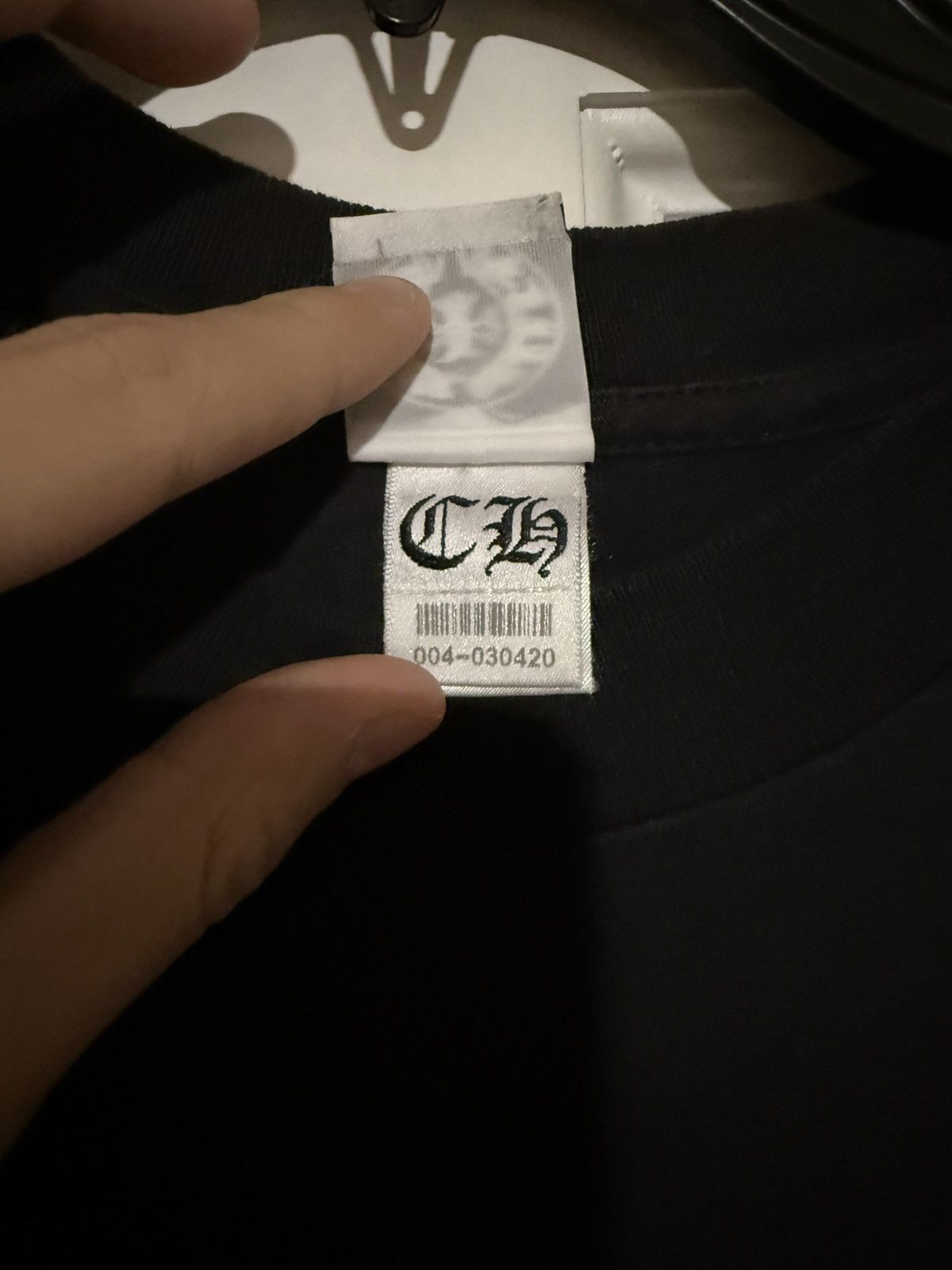 Chrome Hearts Chrome Hearts Black Cracked Logo T-shirt Size US S / EU 44-46 / 1 - 6 Thumbnail