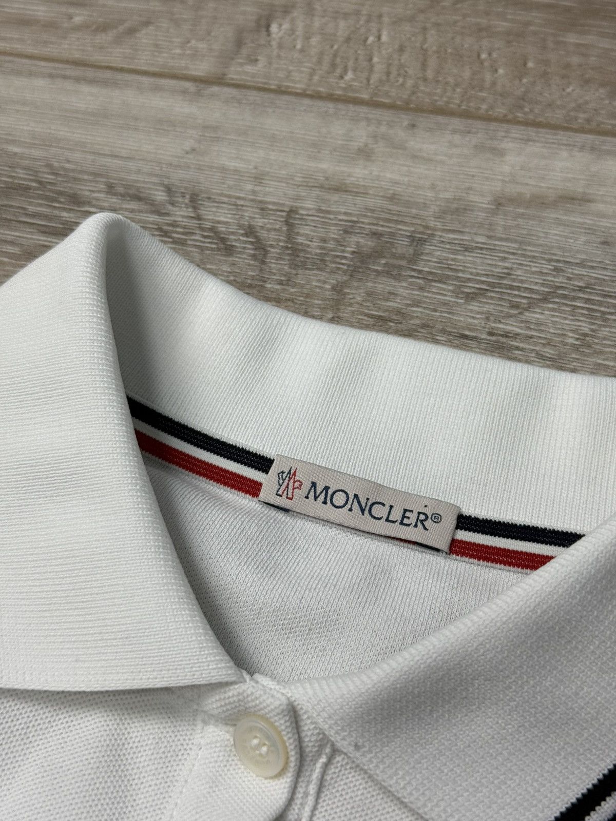 Moncler Moncler Polo With Large Patch Logo Size M / US 6-8 / IT 42-44 - 7 Thumbnail