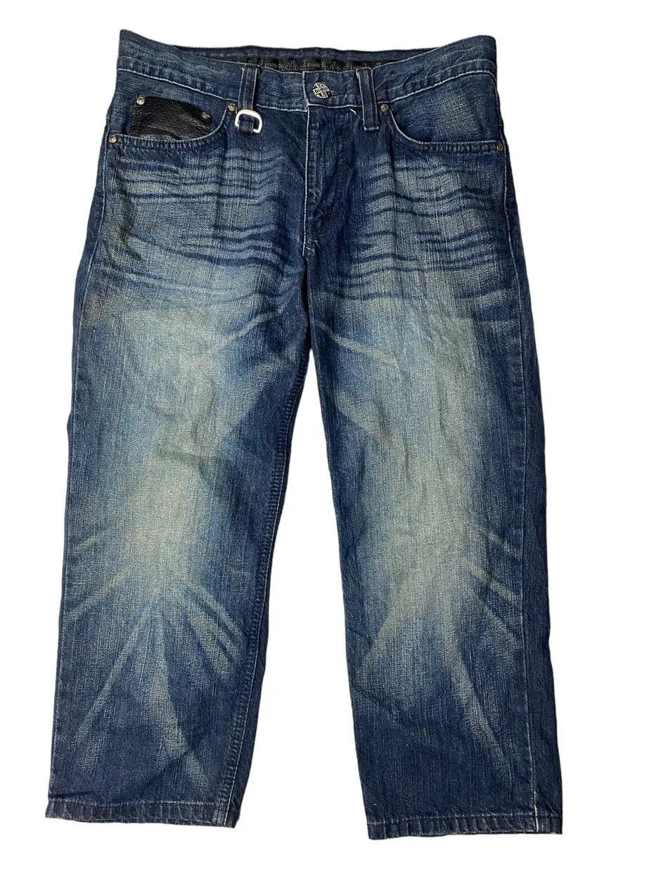 Edwin Edwin Flared Studded Leather 3/4 Jeans Size US 30 / EU 46 - 1 Thumbnail