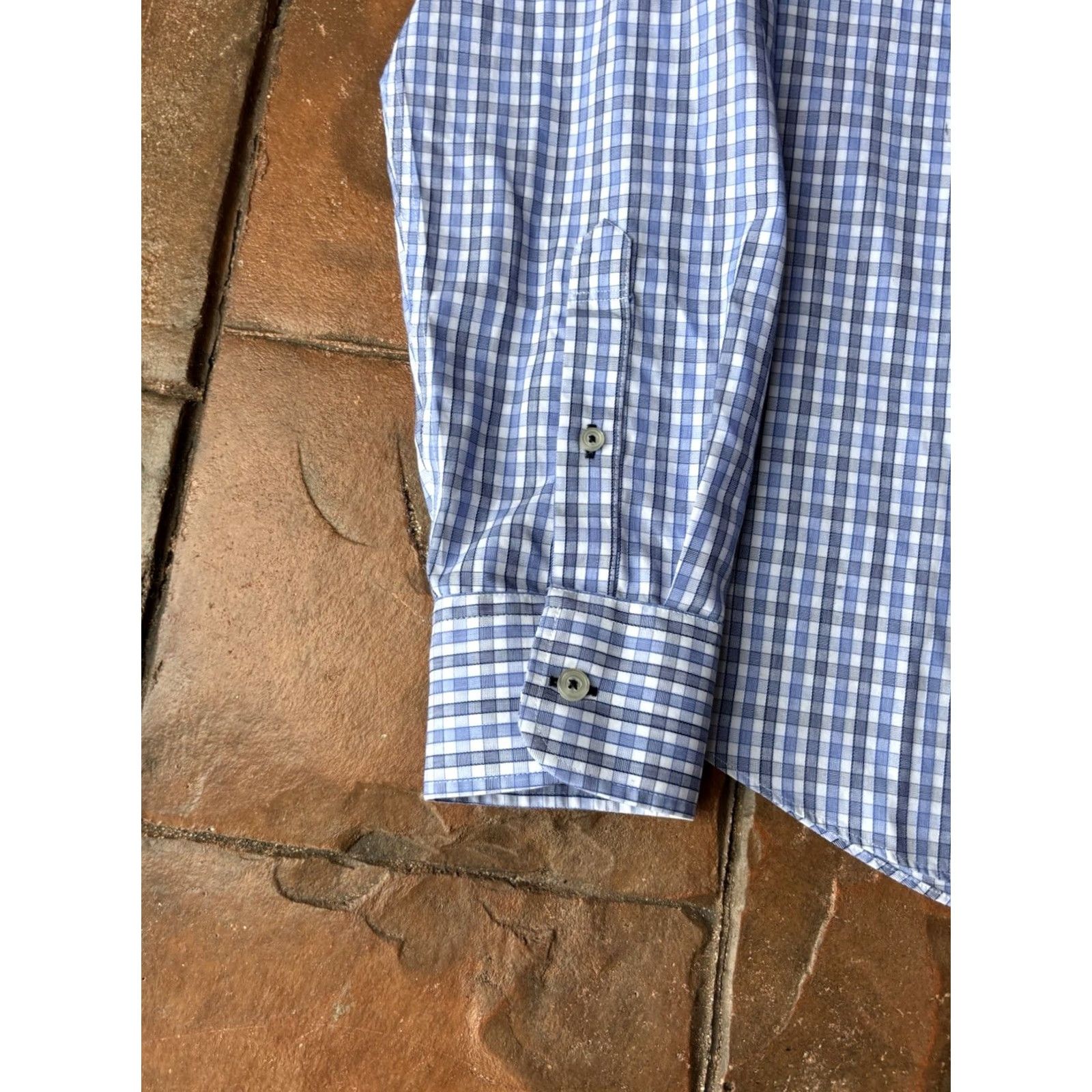UNTUCKit UNTUCKit Button-Up Long Sleeve Shirt Men's XL Plaid Slim Fit Multicolor Button-Down Collar Casual Business Travel Size US XL / EU 56 / 4 - 5 Thumbnail