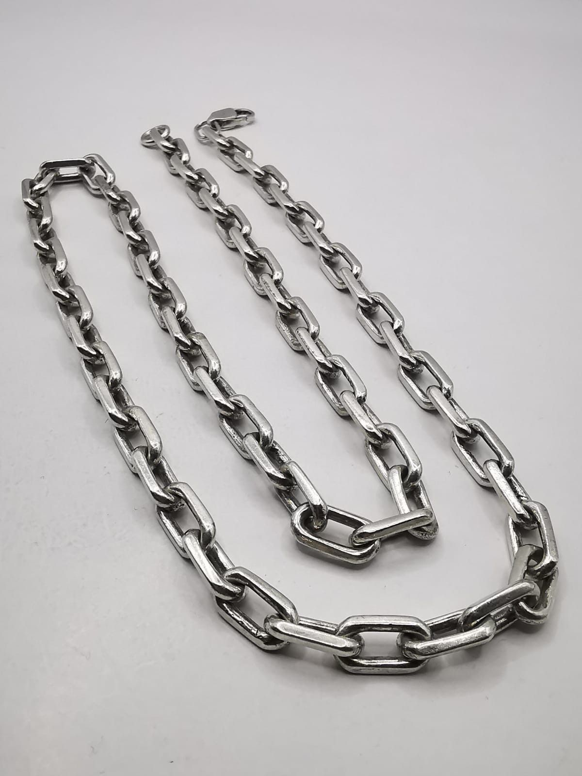 Vintage Vintage Massive Jewelry Chain, 925 Sterling Silver 85.24g Size ONE SIZE - 2 Thumbnail