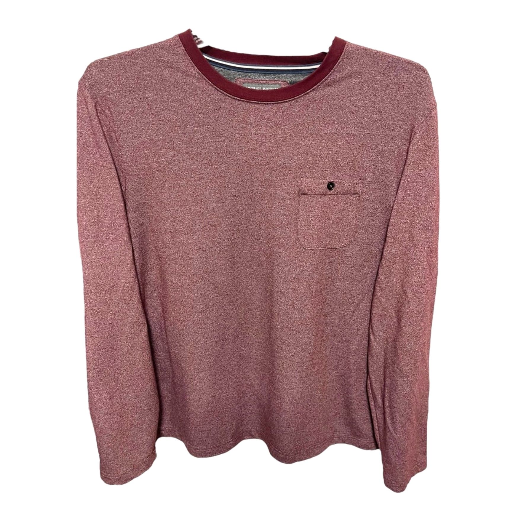 Vintage Michael Bastian Long Sleeve Crew Neck Pocket Mens Red Heather L Shirt Size US L / EU 52-54 / 3 - 2 Thumbnail