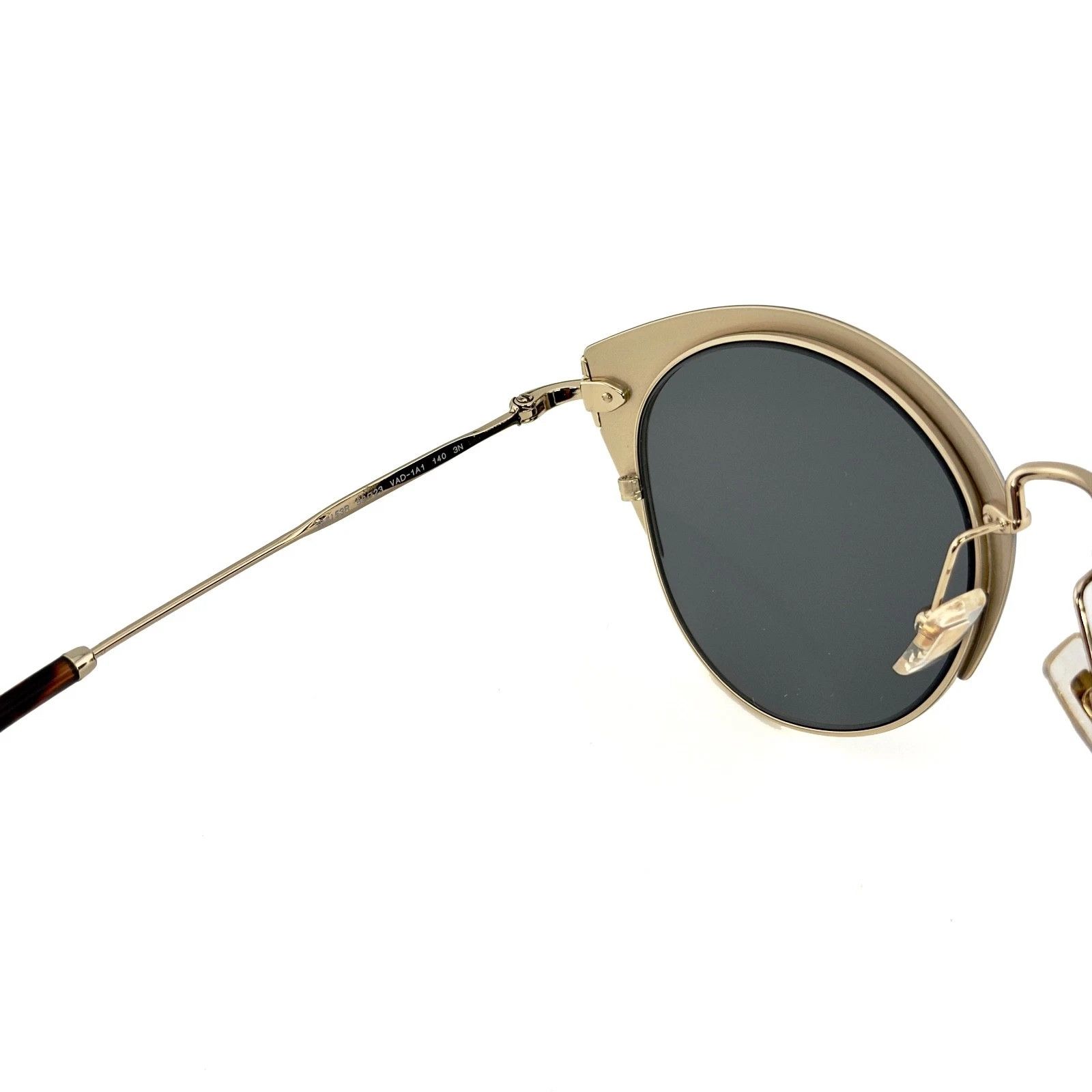 Miu Miu MIU MIU MU53RS 53R Round Blue Metal Oval Sunglasses 53RS Size ONE SIZE - 6 Thumbnail