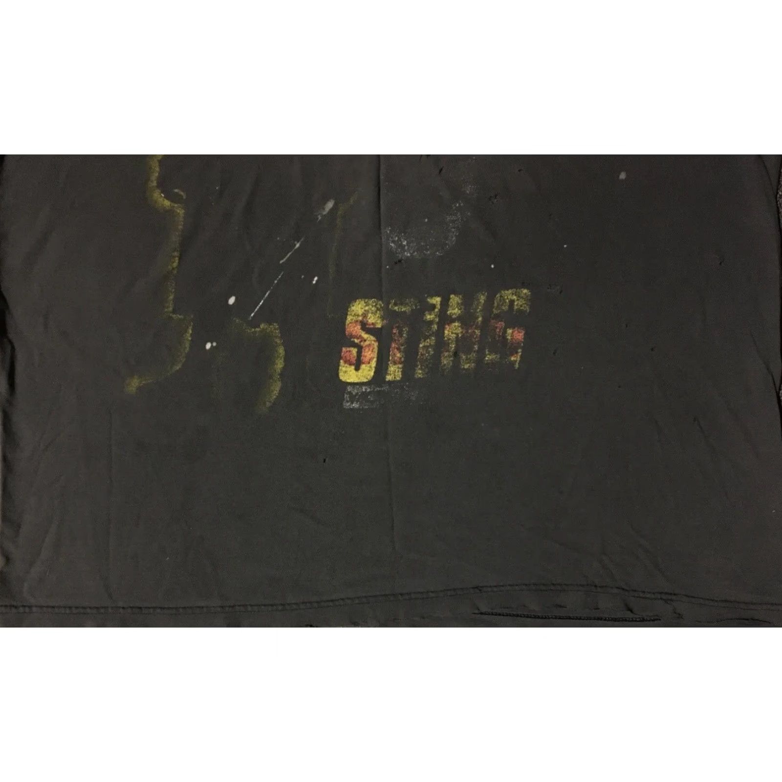 Thrasher VINTAGE NWO Sting Scorpion Thrashed Faded Distressed Shirt XL Black Shirt Mens 90s Grunge WWE WWF Size US XL / EU 56 / 4 - 6 Thumbnail