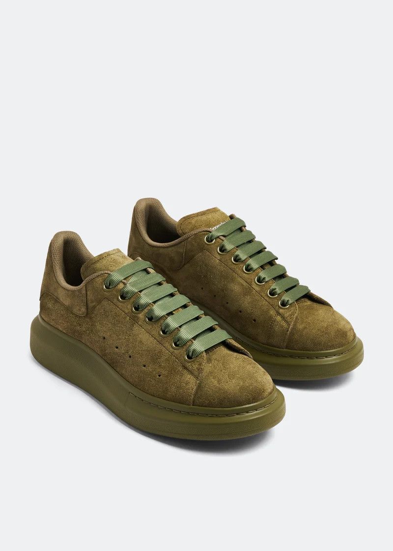 Alexander McQueen o1w1db10725 Oversized Sneaker in Green Size US 12.5 / EU 45-46 - 4 Thumbnail