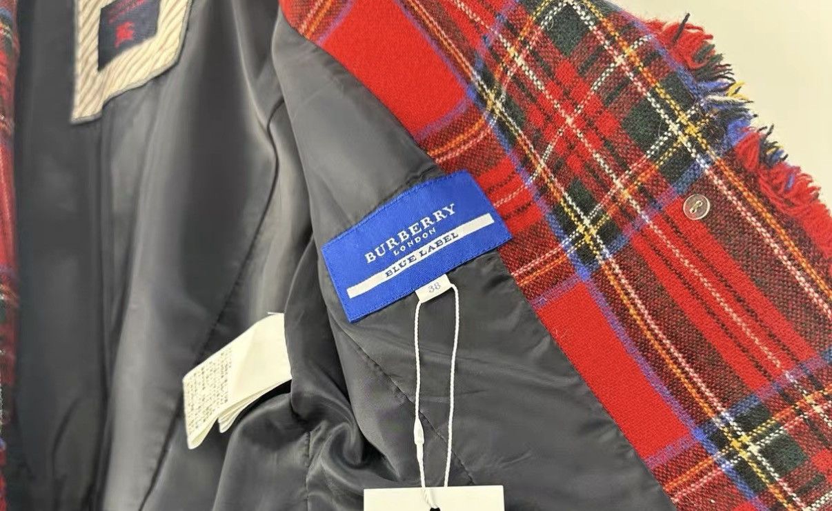 Burberry Burberry Red Check Jacket J42 Size S / US 4 / IT 40 - 4 Thumbnail