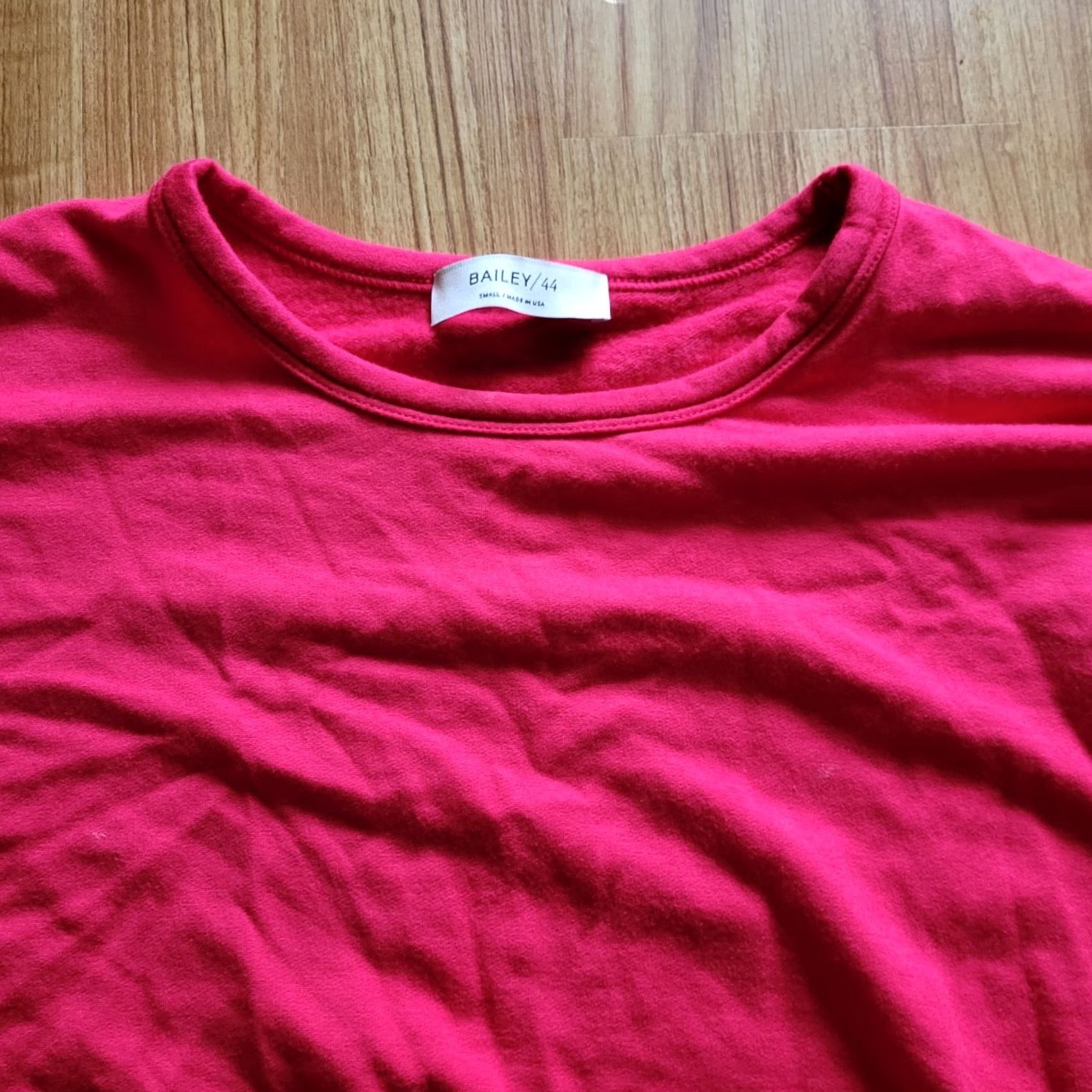 Bailey 44 Bailey 44 Sweater Womens Size S Red Balloon Sleeve Casual Crew Neck Jersey Knit Pullover Sweatshirt Top - Womens Size S / US 4 / IT 40 - 3 Thumbnail