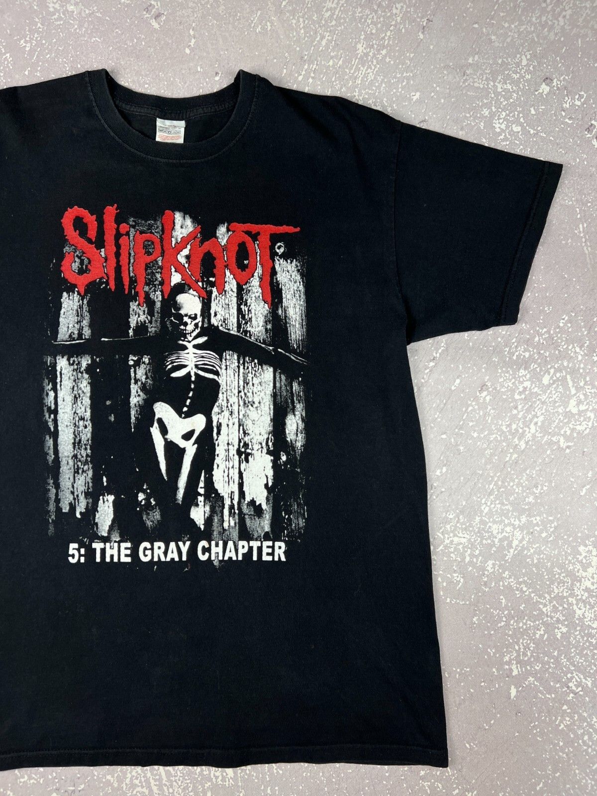 Band Tees × Slipknot Slipknot Korn 2015 Tour 5: The Gray Chapter Black T Shirt Size US L / EU 52-54 / 3 - 2 Thumbnail