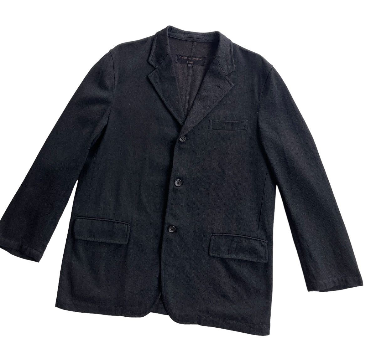 AW2001 Comme Des Garcons Homme Black Chore Jacket