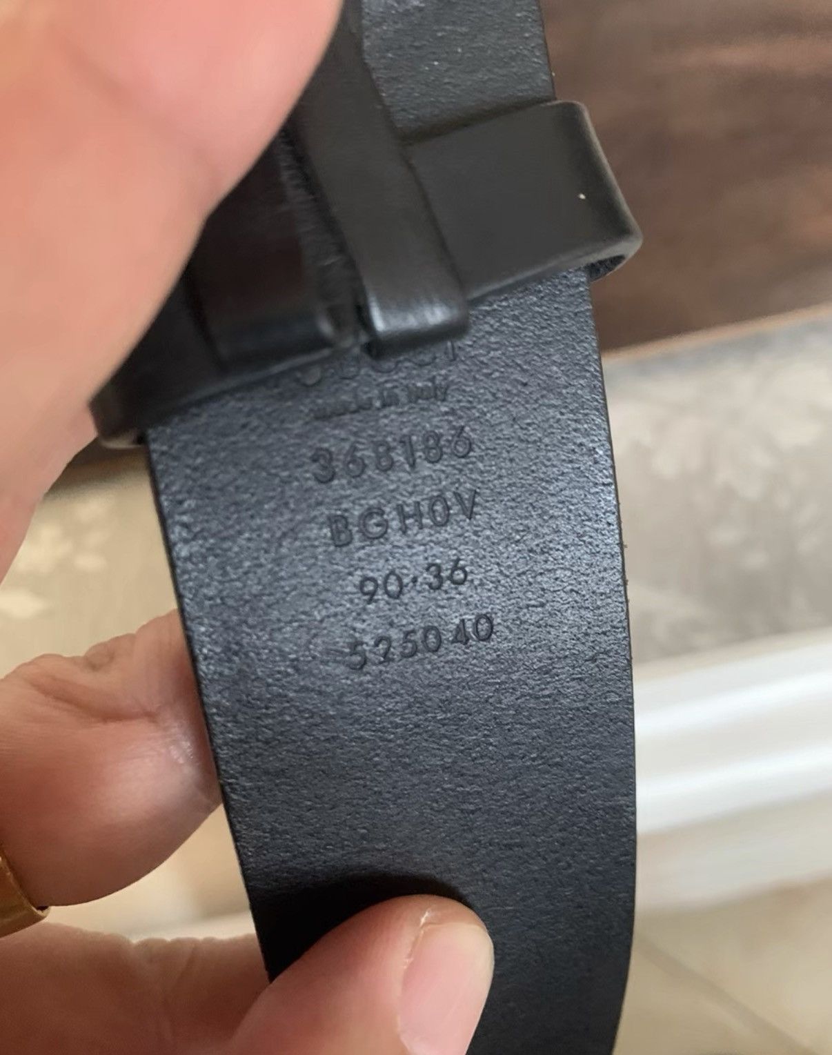Gucci Gucci Genuine Leather Belt K16 Size ONE SIZE - 4 Thumbnail