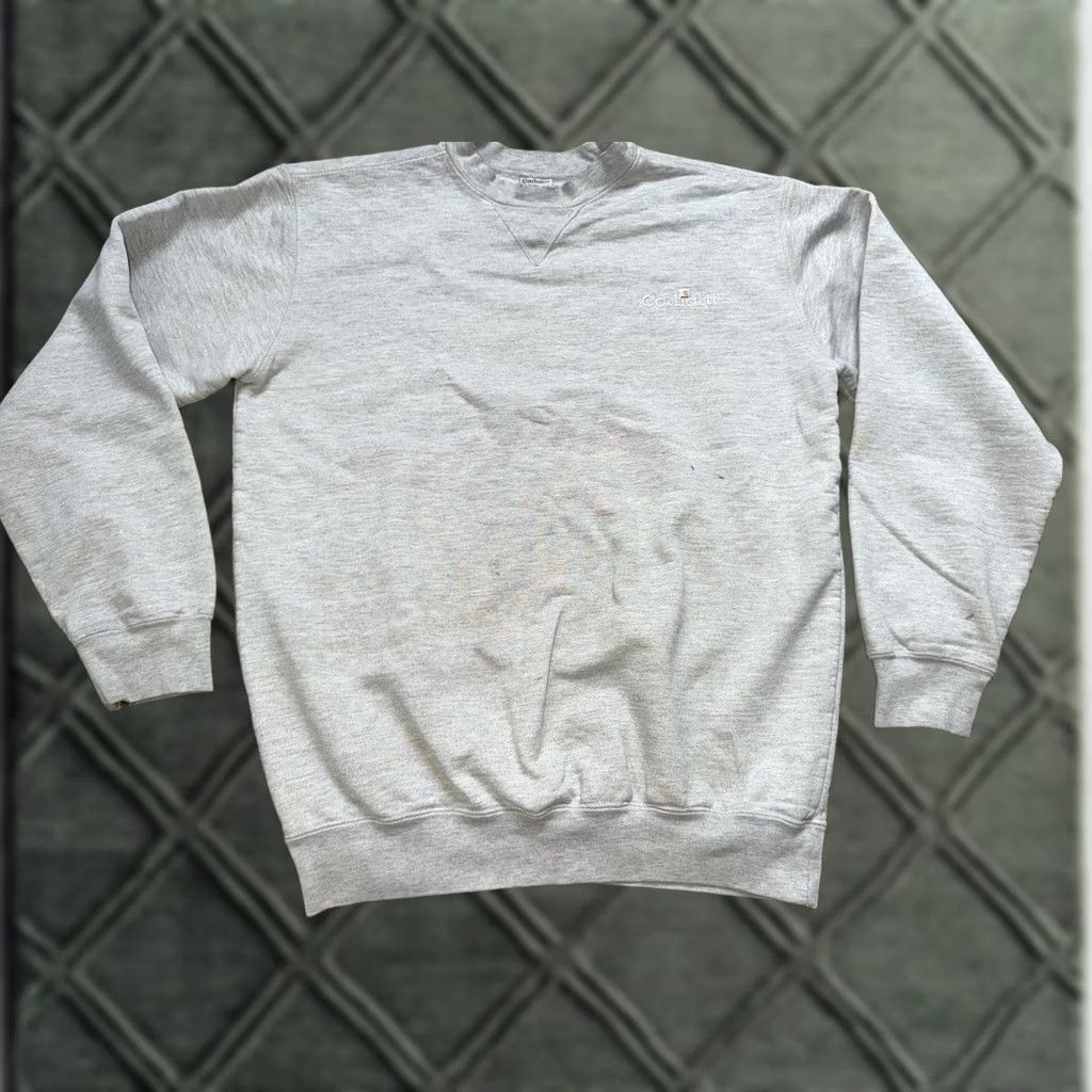 Carhartt VINTAGE Carhartt Pullover Mens M Gray Crewneck Rugged Outdoor Heavyweight Size GUC Paint Size US M / EU 48-50 / 2 - 1 Thumbnail