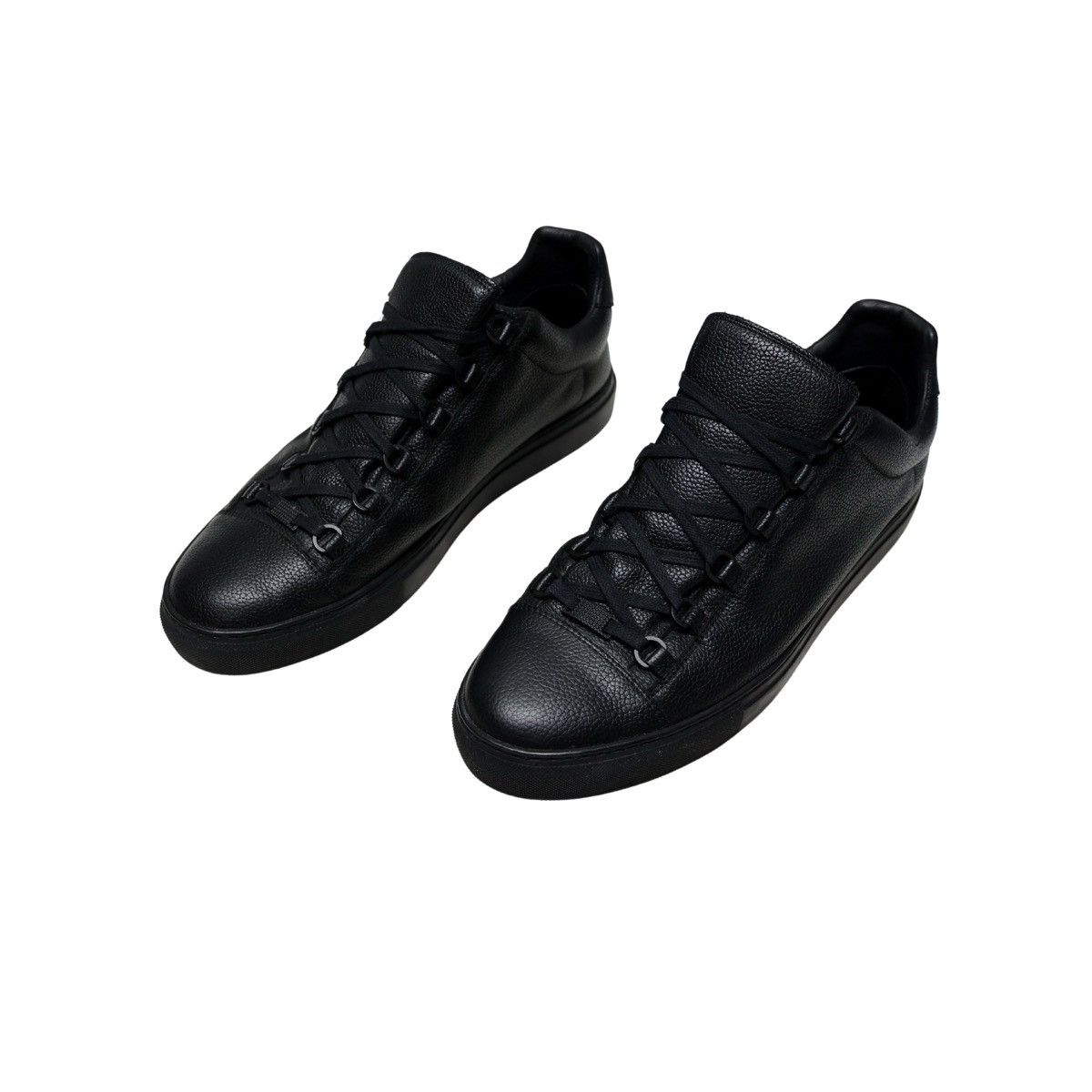 Balenciaga Arena Low Black Leather Shoes