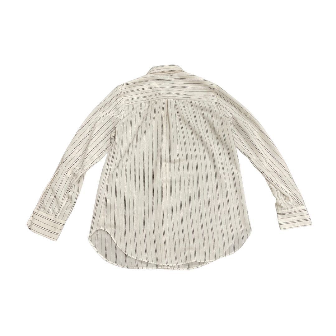 Mossimo Women Long Sleeve Collared Button up Stitch Stripe Shirt Size M / US 6-8 / IT 42-44 - 2 Thumbnail