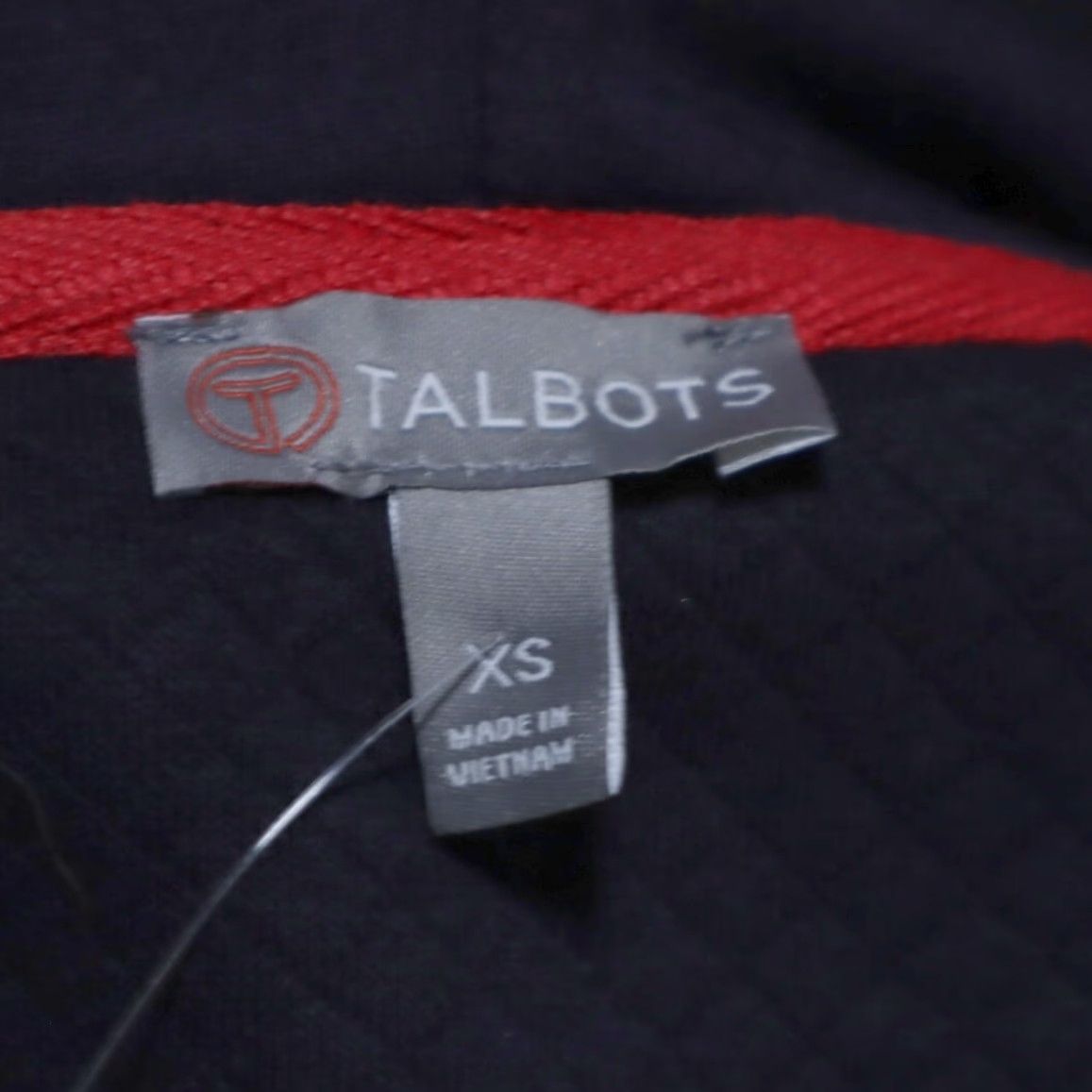 Talbots Talbots Waffle Hoodie Hooded Sweatshirt Navy Blue Women's XS Shirt Size XS / US 0-2 / IT 36-38 - 5 Thumbnail