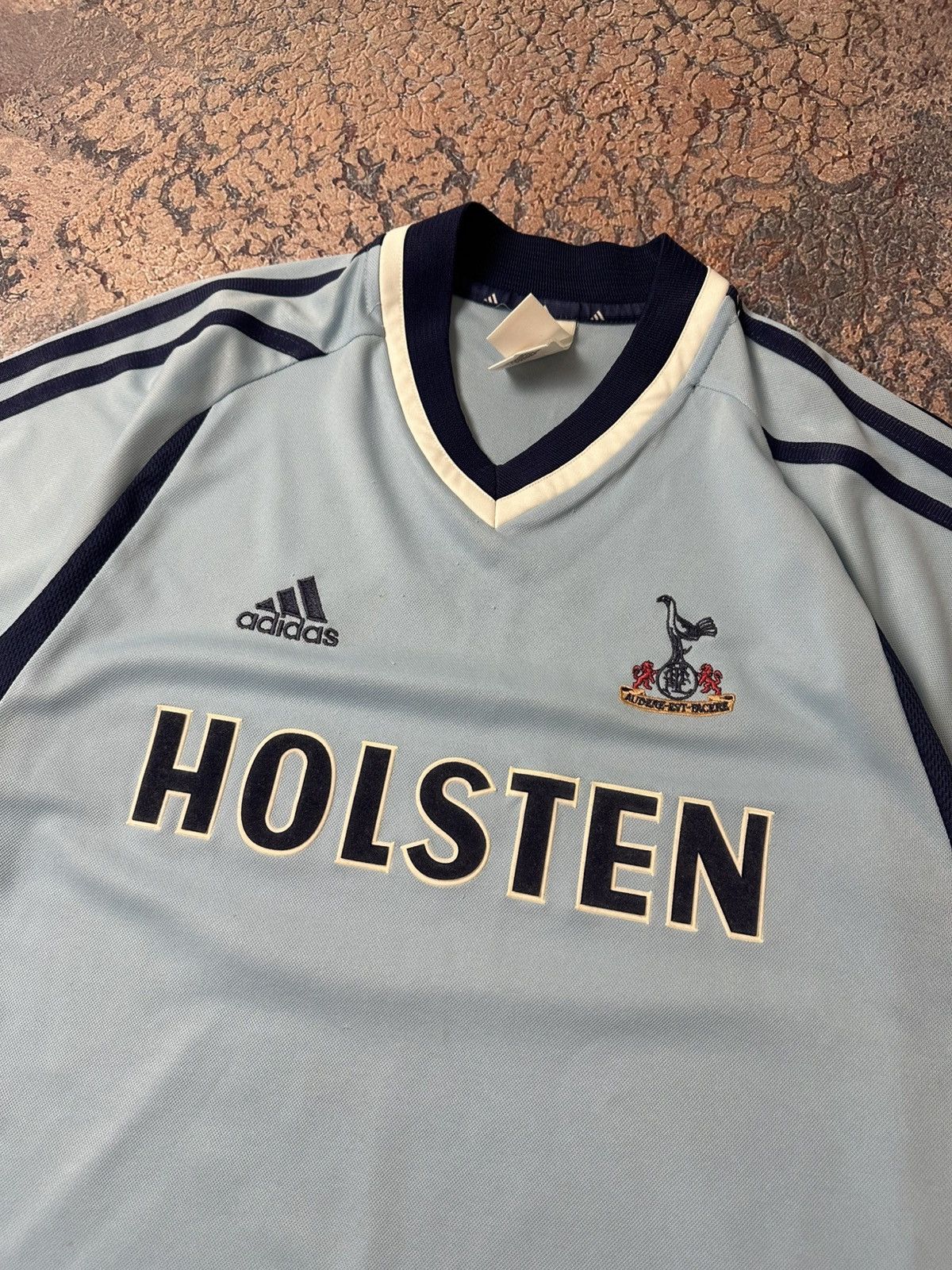 Adidas TOTTENHAM HOTSPUR 2001 2002 AWAY FOOTBAL SHIRT SOCCER JERSEY Size US M / EU 48-50 / 2 - 2 Thumbnail