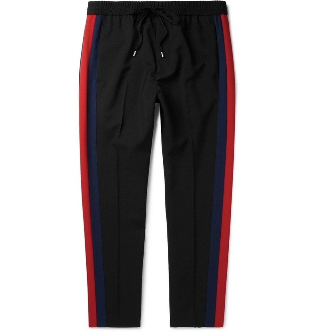 Gucci Size stripe wool pants Size US 32 / EU 48 - 1 Thumbnail
