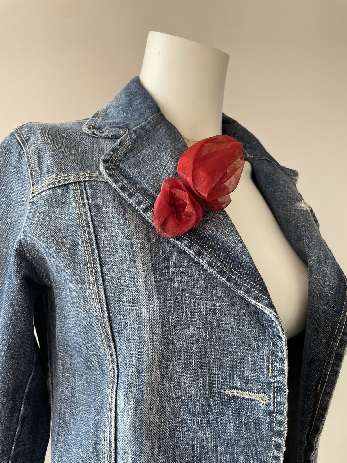 Vintage y2k denim jacket Size M / US 6-8 / IT 42-44 - 14 Thumbnail