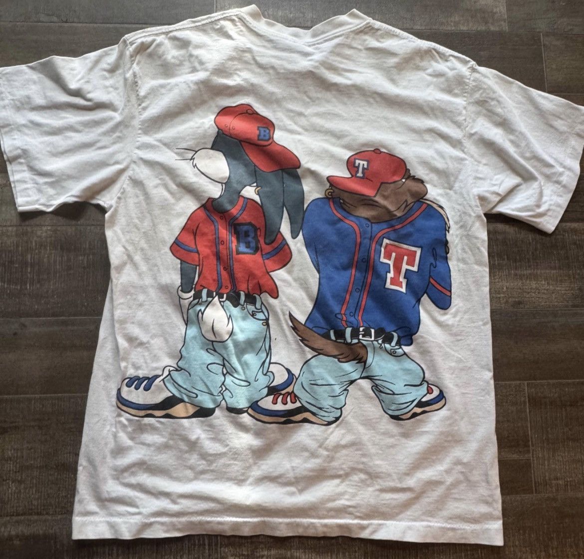 Changes Vintage 90s Looney Tunes Kriss Kross T-Shirt Sz XL Size US XL / EU 56 / 4 - 2 Thumbnail