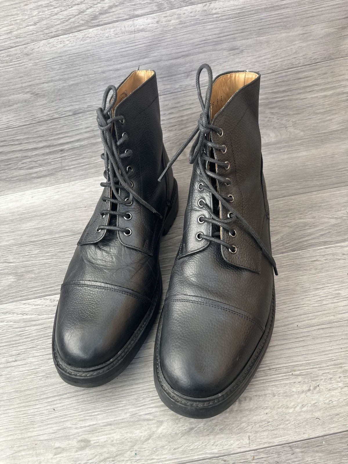 Grenson Grenson pebble grain leather cap toe boots sz uk 9 Size US 10 / EU 43 - 4 Thumbnail