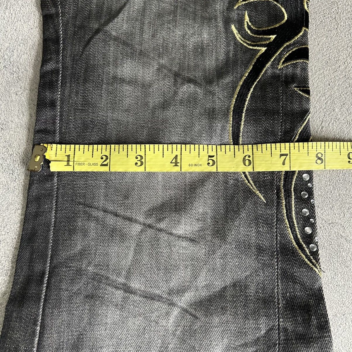 Tornado Mart ( Rare🤩 ) Tornado Mart Art Tribal Flared Jeans Size US 33 - 17 Thumbnail