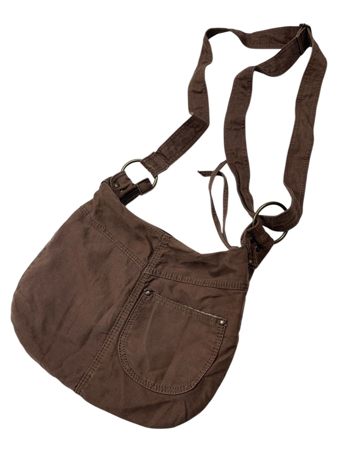 Vintage Vintage y2k Crossbody Bag Diesel Style Multi Pocket Size ONE SIZE - 2 Thumbnail