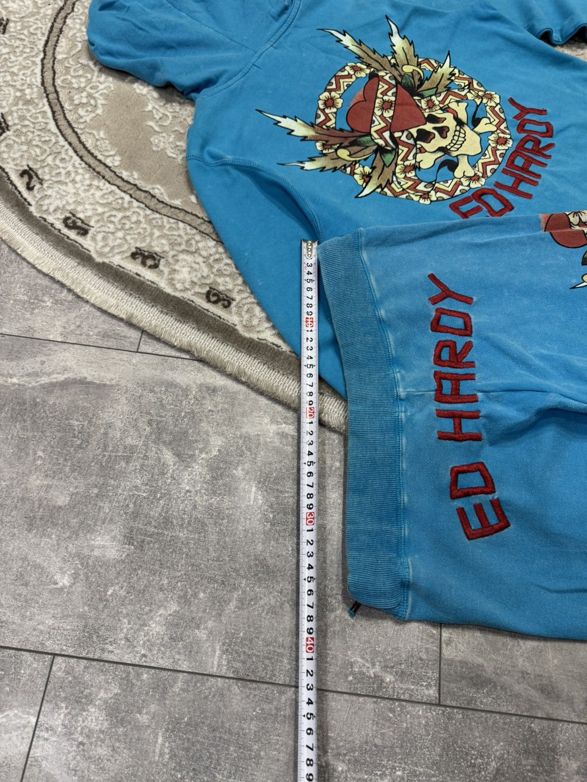 Ed Hardy Vintage Y2k Ed Hardy Suit(Pants+Zip Sweatshirt) Japanes 90’s Size L / US 10 / IT 46 - 7 Thumbnail