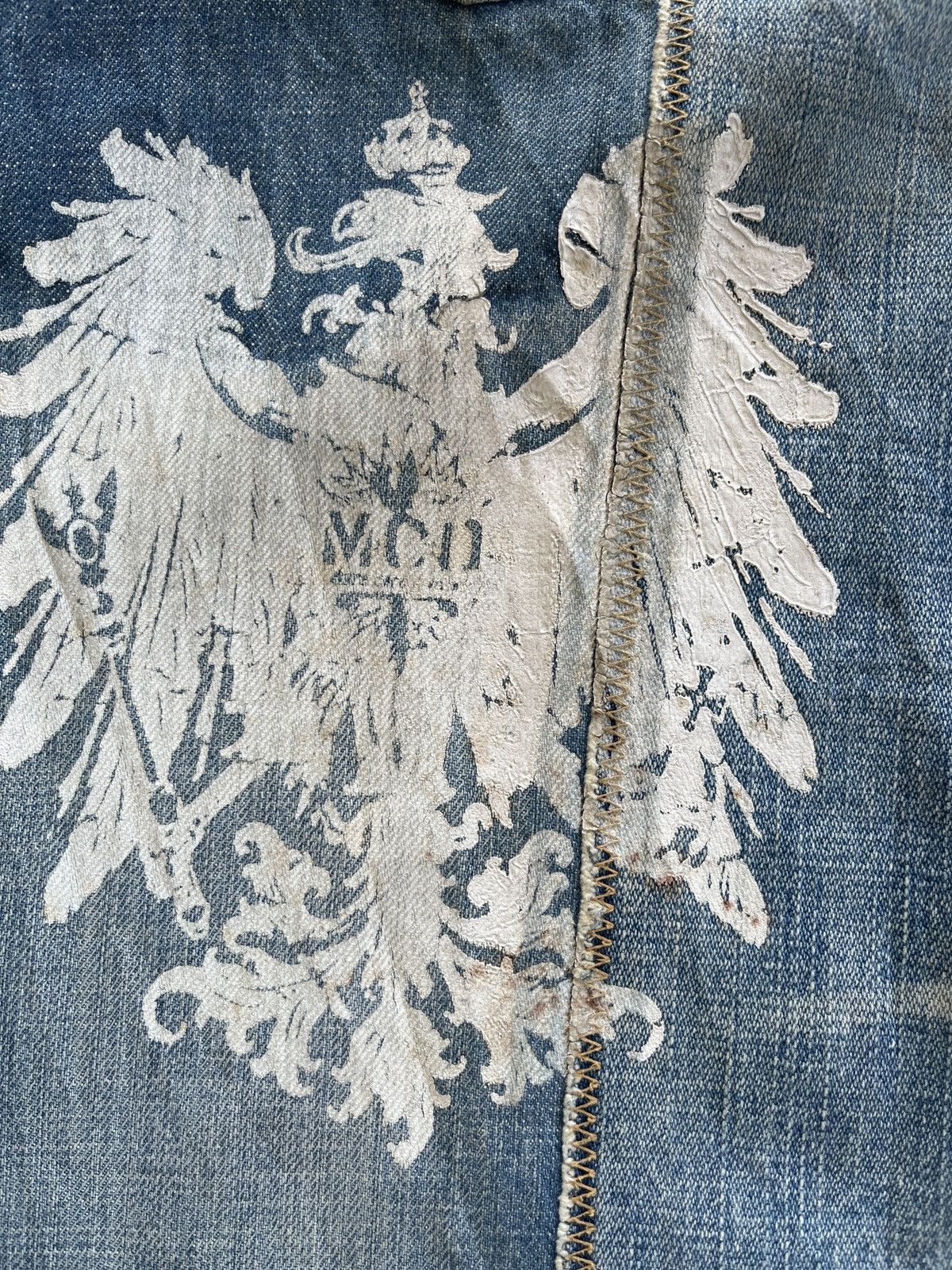 Japanese Brand Vintage Mcdivision Patchwork Distressed Denim Size US 30 / EU 46 - 16 Thumbnail