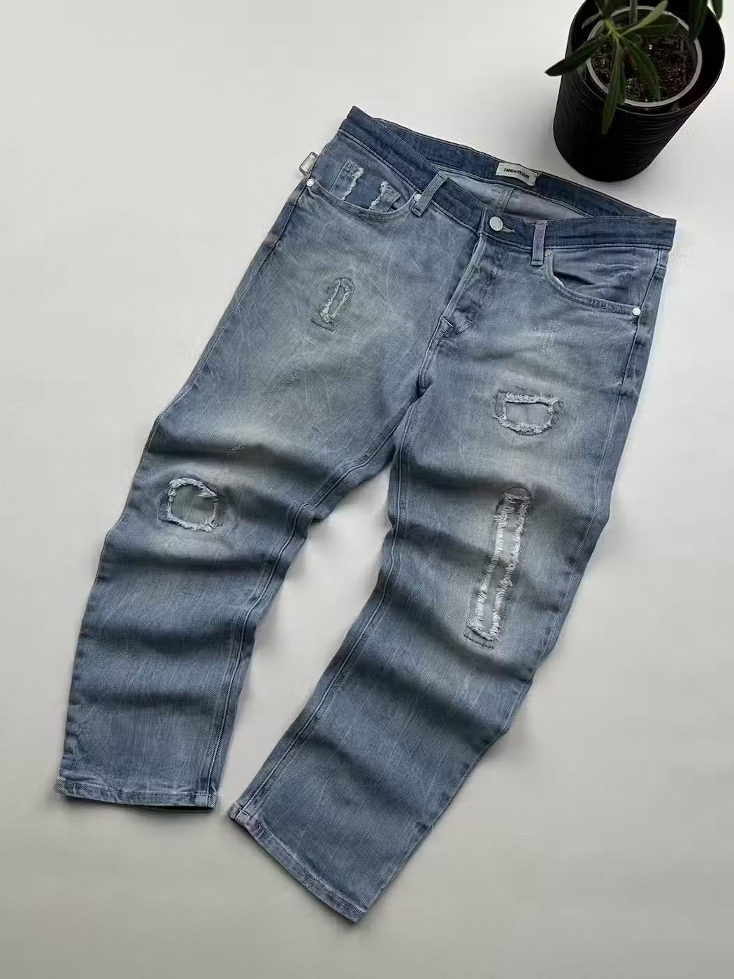 image of Avant Garde x Zadig Voltaire Zadig&voltaire Jeans in Blue, Women's (Size 26)