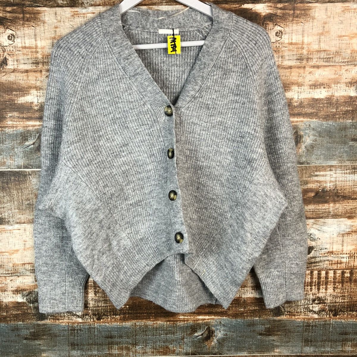 GU GU japan grey Cardigan Knitwear #A1734 Size M / US 6-8 / IT 42-44 - 3 Thumbnail
